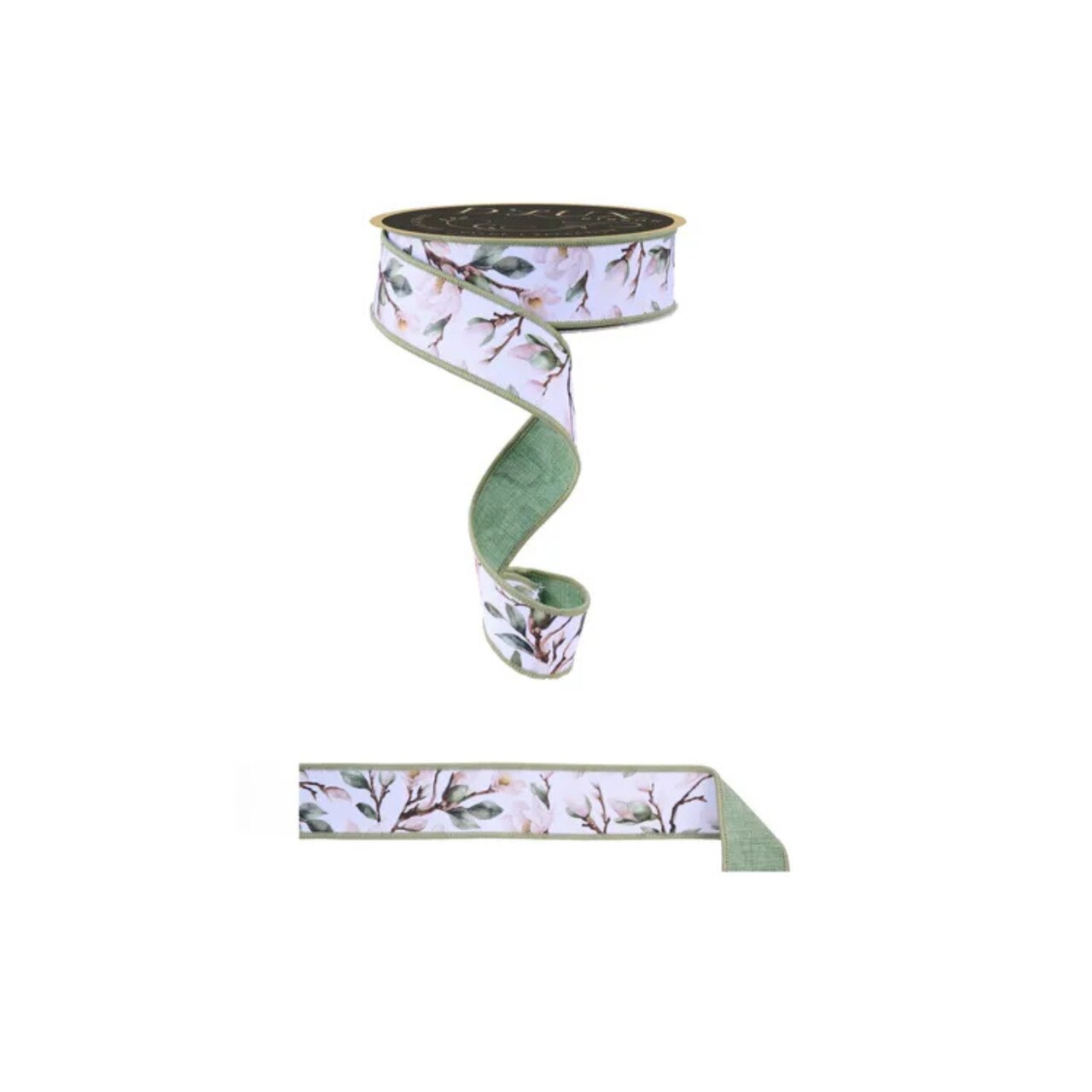 Magnolia Wired Ribbon 1.5" x 10yd | Designer Floral Craft Ribbon-LX101427